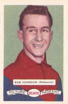 1958 Atlantic Petrol Stations Victorian League Stars #48 Bob Johnson Front